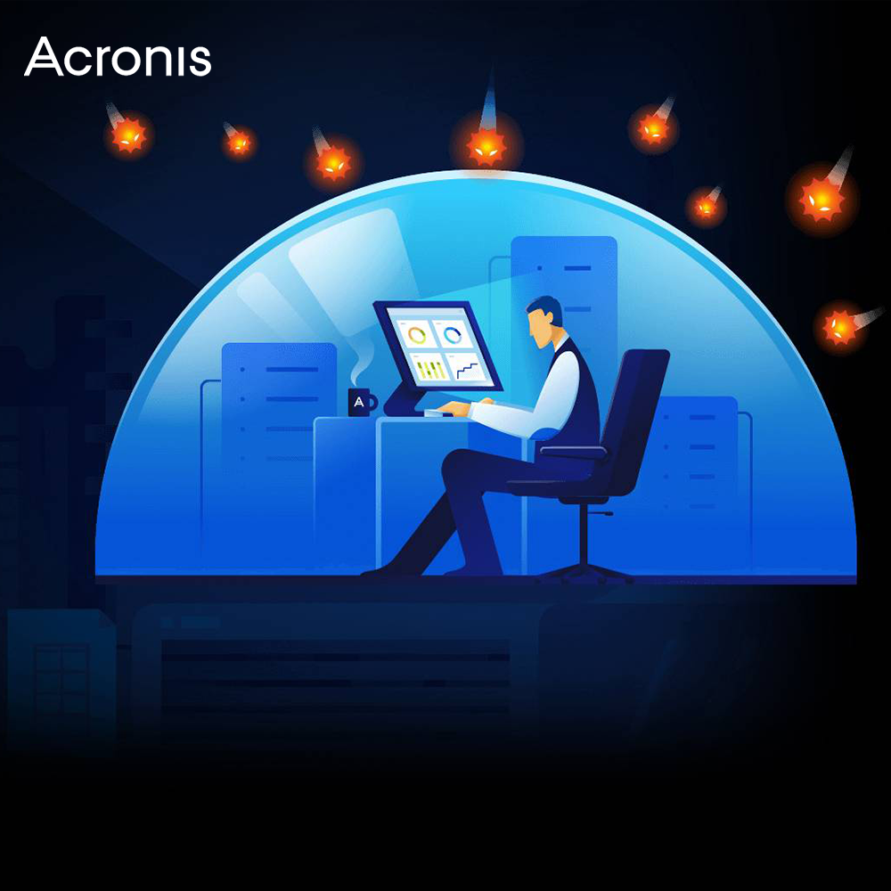 Acronis Cyber Protect Cloud Advance pack – Advance backup, Advance security, Advance management, 1000GB Storage, 1 Server, 50 workstation