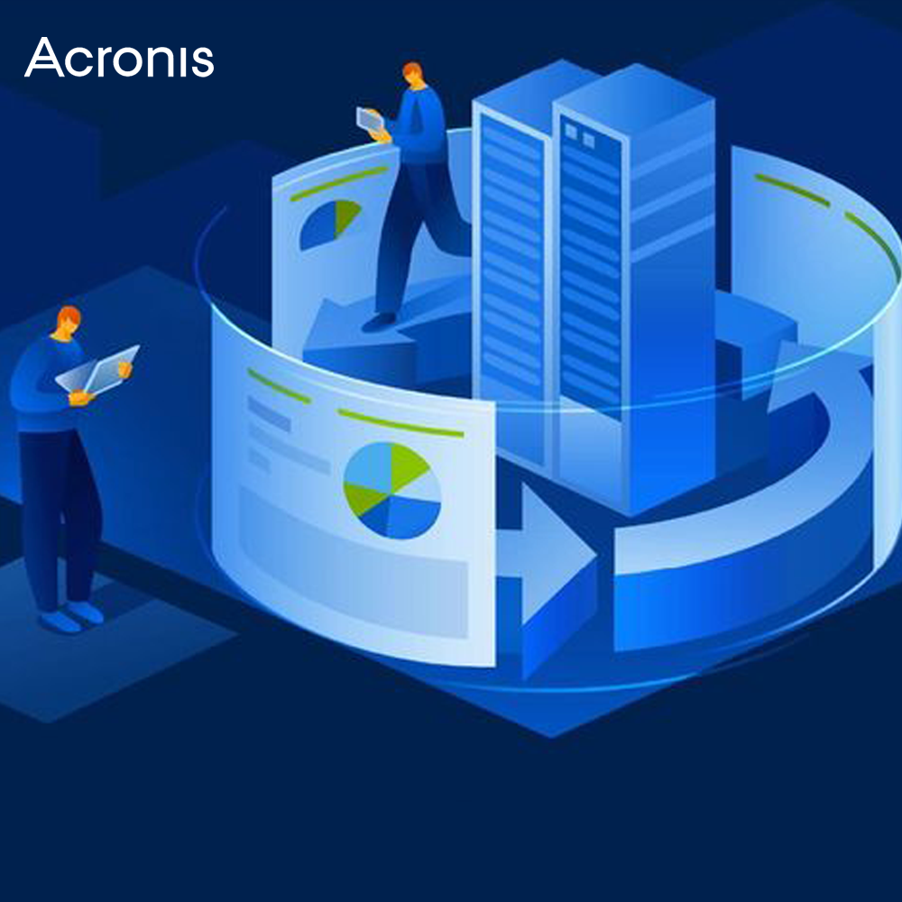 Acronis Cyber Protect Cloud – 1 SERVIER, 2 VM, 25 WORKSTATION, 3000GB Storage, 2 Advance Security Pack